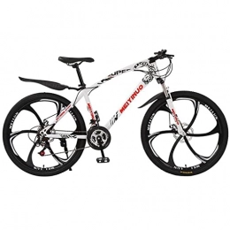 LZZB Bicicleta LZZB Bicicleta de montaña de 26 Pulgadas Bicicleta MTB con suspensión Completa 21 / 24 / 27 velocidades Tren motriz Ciclismo Urbano de cercanías Bicicleta Urbana para Hombres y Mujeres (tamaño: 24 ve