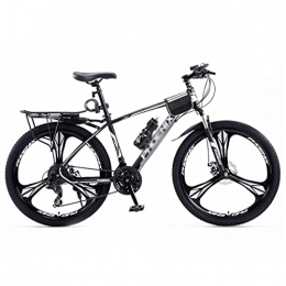 LZZB Bicicletas de montaña LZZB Bicicleta de montaña High Timber para jóvenes / Adultos con Marco de Acero al Carbono, Ruedas de 27, 5 Pulgadas, 24 / 27 velocidades Opcional / Negro / 24 velocidades