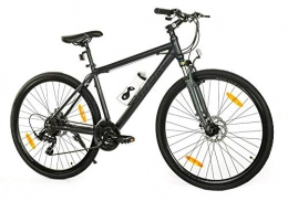 Milord Bikes Bicicletas de montaña Milord. Bicicleta de montaña MTB Trekking, 21 velocidades - Gris Negro - Rueda de 28