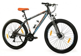 Milord Bikes Bicicletas de montaña Milord. Bicicleta de montaña MTB Trekking, 21 velocidades - Negro Naranja - Rueda de 29
