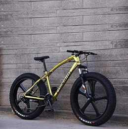 MJY Bicicletas de montaña MJY Bicicleta de montaña para adultos, bicicleta de crucero con marco de acero con alto contenido de carbono, freno de doble disco y horquilla delantera de suspensión completa 5-29, 26 pulgadas 21 vel
