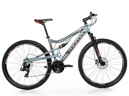 Moma Bikes Bicicleta Moma Bikes Bicicleta Montaña EQX 29"Alu, SHIMANO 24V, Doble Freno Disco, Doble Susp. (Varias Tallas)