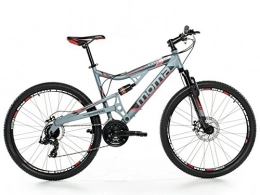 Moma Bikes Bicicleta Moma Bikes MTB Equinox Shimano Profesional - Bicicleta Montaa 27.5", Aluminio, Cambio TX-55 24 vel., Doble Freno Disco, Doble Suspensin, L-XL (1.80-2.00 m)