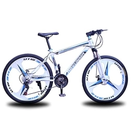 MQJ Bicicleta MQJ 21 / 24 / 27 Bicicleta de Velocidad 26 Pulgadas Ruedas Bicicleta de Montaña Dual Disc Disc Freno Bicicleta para Adultos para Hombre para Mujer / Azul / 27 Velocidad
