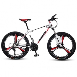 N / B Bicicletas de montaña N / B Bicicleta de montaña con horquilla delantera que absorbe los golpes, freno de disco dual, ruedas de 26 pulgadas, 27 velocidades, para desplazamientos al aire libre