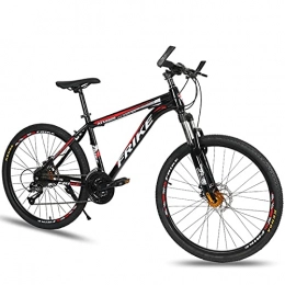 PBTRM Bicicleta PBTRM Bicicleta De Montaña 26 Pulgadas MTB 27 Velocidades para Adultos, Marco Acero Carbono Resistente, Frenos Disco Dobles, Horquilla Delantera Ajustable