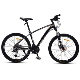 Relaxbx Bicicletas de montaña Relaxbx Bicicleta de montaña con Freno de Doble Disco de 27 velocidades, Horquilla de suspensión Freno de Doble Disco Off-Road Bicicletas de Carrera de Velocidad Variable Negro + Gris