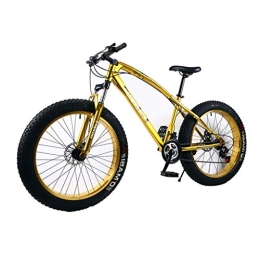 FMOPQ Bicicletas de montaña Specialized Mountain Bike 4.0 Fat Tire Mountain Bike Outroad Mountain Bike 26 Inch Wheel High Carbon Steel Frame Bold Fork for Off-Road Fitness Outing (30 Speed 26 Inch)