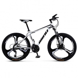 WGYEREAM Bicicleta WGYEREAM Bicicleta de Montaña, Bicicletas de montaña de Acero al Carbono Rígidas Barranco Bicicletas de Doble Freno de Disco Delantero y de Bloqueo Tenedor, 26 Pulgadas de Ruedas