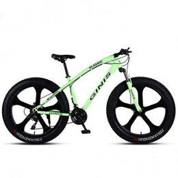 WJSW Bicicletas de montaña WJSW Bicicleta de Doble suspensión - Bicicleta de montaña con amortiguación de equitación Bicicleta de Ciudad para Hombre MTB Off-Road 26 Pulgadas (Color: Verde, tamaño: 24 velocidades)