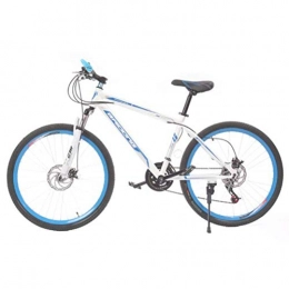 YOUSR Bicicletas de montaña YOUSR Bicicleta De Montaa Boy Outdoor Travel Bike, 20 Pulgadas City Road Bicicleta Bicicleta De Estilo Libre White Blue