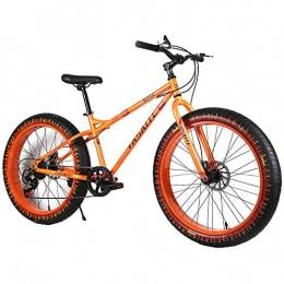 YOUSR Bicicleta YOUSR Bicicleta de montaña para nios Hardtail FS Disk MTB Hardtail con suspensin Completa para Hombres y Mujeres Orange 26 Inch 24 Speed