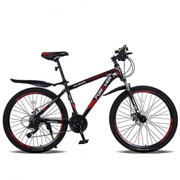 ZIXINGCHE Bicicletas de montaña ZIXINGCHE Stationary bicycleBicicleta de montaña Amortiguador Horquilla Delantera Freno de Disco Doble Rueda de Bicicleta Rueda Marco de Acero Hombres y Mujeres Estudiantes 24 Velocidad 26 Pulgadas