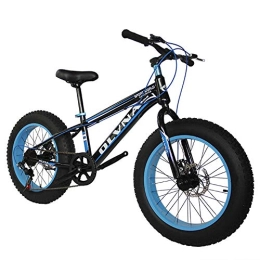 ZXCVB Bicicletas de montaña ZXCVB Bicicleta De Montaña De 20 / 26 Pulgadas / 4.0 Absorción De Choque De Neumático Súper Ancho Y Grande Snow Cross Country Beach MTB, Blue-26inch / 30speed