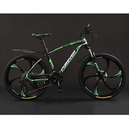 ZXCVB Bicicletas de montaña zxcvb Bicicleta De Montaña Ligera De 24 / 26 Pulgadas Outroad Bicicleta para Adultos Bicicletas De Carretera Portátiles con Frenos De Disco Dual De 27 Velocidades Y Asiento Ajustable