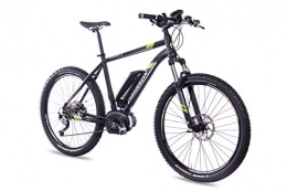 CHRISSON Bicicleta 27, 5Pulgadas E-Bike Pedelec elctrico Mountain Bike Bicicleta CHRISSON S de Mounter 1.0Bosch pline & acera 3000Negro 44cm