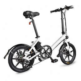 Alftek Bicicletas eléctrica Alftek Bicicleta eléctrica aleación de Aluminio de 16 Pulgadas, Motor de buje de 250 W Informal para Exteriores