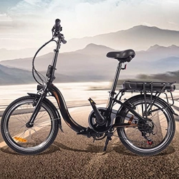 CM67 Bicicleta Bici electrica 20 Pulgadas Bicicleta Eléctrica Urbana 7 velocidades Batería de 45 a 55 km de autonomía ultralarga Compañero Fiable para el día a día
