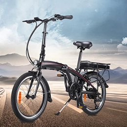 CM67 Bicicleta Bici electrica 20 Pulgadas Engranajes de 7 velocidades 3 Modos de conducción Batería extraíble de Iones de Litio de 10 Ah Urbana Trekking Bicicleta eléctrica para viajeros