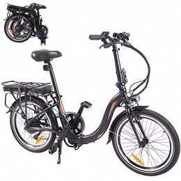 CM67 Bicicleta Bici electrica 250W Motor Sin Escobillas Bicicleta Eléctrica Urbana Cuadro Plegable de aleación de Aluminio Bicicleta eléctrica Inteligente Adultos Unisex