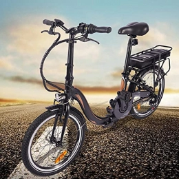 CM67 Bicicletas eléctrica Bici electrica Plegable 20 Pulgadas Bicicleta Eléctrica Urbana 7 velocidades Crucero Inteligente Compañero Fiable para el día a día