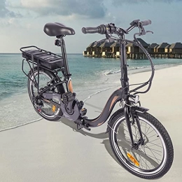 CM67 Bicicleta Bici electrica Plegable 250W Motor Sin Escobillas E-Bike Cuadro Plegable de aleación de Aluminio Crucero Inteligente Compañero Fiable para el día a día