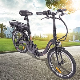CM67 Bicicleta Bici electrica Plegable con Batería Extraíble Bicicleta Eléctrica Urbana 7 velocidades Crucero Inteligente Compañero Fiable para el día a día