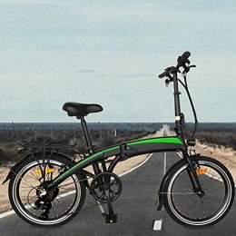 CM67 Bicicleta Bici electrica Plegable Cuadro de aleación de Aluminio Plegable Motor Potente de 250W 250W 7 velocidades Autonomía de 35km-40km