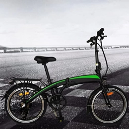 CM67 Bicicleta Bici electrica Plegable Cuadro de aleación de Aluminio Plegable Motor Potente de 250W 250W Commuter E-Bike Autonomía de 35km-40km