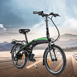 CM67 Bicicleta Bici electrica Plegable E-Bike Rueda óptima de 20" 3 Modos de conducción Commuter E-Bike Batería de Iones de Litio Oculta de 7, 5AH