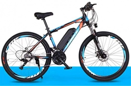 ZJZ Bicicleta Bicicleta de montaña eléctrica para adultos, bicicleta de 250 W, bicicletas de 26 ", todo terreno, a prueba de golpes, batería de iones de litio extraíble de 36 V y 10 Ah, bicicleta de montaña para ho