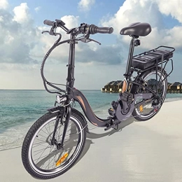 CM67 Bicicleta Bicicleta electrica Adulto 20 Pulgadas E-Bike Cuadro Plegable de aleación de Aluminio Crucero Inteligente Una Bicicleta eléctrica Adecuada para el Uso Diario de Todos