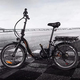 CM67 Bicicleta Bicicleta eléctrica 20 Pulgadas Bicicleta Eléctrica Urbana Cuadro Plegable de aleación de Aluminio Bicicleta eléctrica Inteligente Compañero Fiable para el día a día