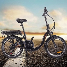 CM67 Bicicleta Bicicleta eléctrica 250W Motor Sin Escobillas E-Bike Cuadro Plegable de aleación de Aluminio Crucero Inteligente Adultos Unisex