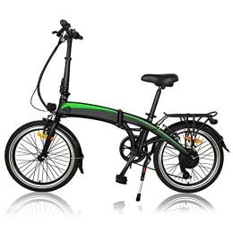 CM67 Bicicleta Bicicleta eléctrica, 350W 36V 10AH / Motor Bicicleta Plegable 25 km / h, 3 Modos de conducción, Resistencia 50-55 kilómetros, con Asistencia de Pedal, Bici Electricas Adulto,