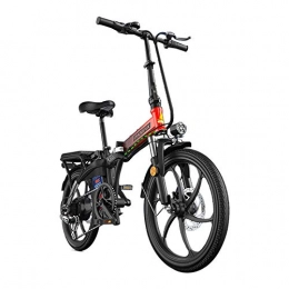 LYRWISHJD Bicicletas eléctrica Bicicleta eléctrica Bicicleta Ciclomotor híbrido ligero Deportes Viajes Desplazamientos Ciudad Bicicleta de montaña Neumático grueso Plegable Adultos Mujer Batería de iones de litio de gran capacidad