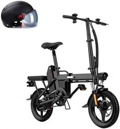 ZJZ Bicicletas eléctrica Bicicleta eléctrica, Bicicleta eléctrica plegable para adultos 350W Motor 48V Urban Commuter Bicicleta eléctrica plegable Bicicleta urbana Velocidad máxima 25 Km / H Capacidad de carga 150 Kg, Marco d