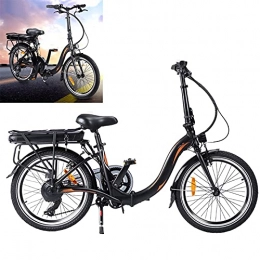CM67 Bicicleta Bicicleta eléctrica Conduce a una Velocidad máxima de 25 km / h. Bicicleas Capacidad de la batería de Iones de Litio (AH) 10AH Electricos ​Bicicletas Tamaño de neumático 20 Pulgadas, Negro
