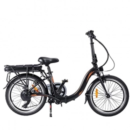 CM67 Bicicleta Bicicleta eléctrica Conduce a una Velocidad máxima de 25 km / h. Bicicleta montaña Adulto Capacidad de la batería de Iones de Litio (AH) 10AH Bici Plegable Tamaño de neumático 20 Pulgadas, Negro
