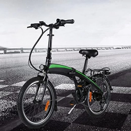 CM67 Bicicleta Bicicleta eléctrica Cuadro de aleación de Aluminio Plegable Rueda óptima de 20" 3 Modos de conducción 7 velocidades Batería de Iones de Litio Oculta de 7, 5AH