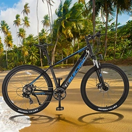 CM67 Bicicleta Bicicleta Eléctrica de Montaña de 27, 5" 250 W Motor Mountain Bike de 27, 5 Pulgadas E-Bike MTB Pedal Assist Engranaje De 7 Velocidad De Shimano Amigo Fiable para Explorar