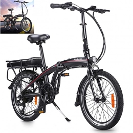 CM67 Bicicleta Bicicleta eléctrica de montaña eléctrica para hombre de iones de litio, 10 Ah, LCD, plegable, potencia del motor 36 V, 250 W, plegable, hasta 25 km / h, capacidad de carga 120 kg, color negro