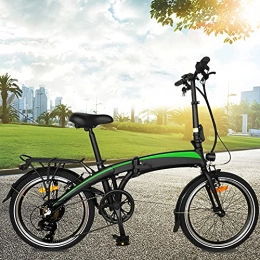 CM67 Bicicleta Bicicleta eléctrica E-Bike 20 Pulgadas 3 Modos de conducción Commuter E-Bike Batería de Iones de Litio Oculta 7.5AH extraíble
