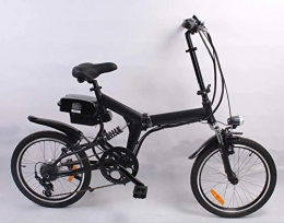 movable Bicicleta Bicicleta eléctrica móvil 350W 36V 8.8AH 20'x2.125 Bicicleta Plegable 7 velocidades Shimano Derailluer Bicicleta Sistema de Freno de Disco mecánico (Negro)