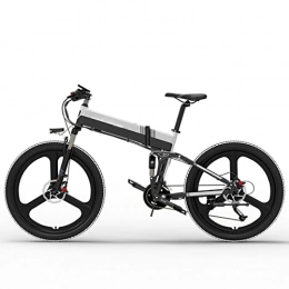 Liu Yu·casa creativa Bicicletas eléctrica Bicicleta eléctrica para adultos Bicicleta eléctrica plegable de 20MPH 48V 14.5Ah 400W Bicicleta de montaña eléctrica plegable de 26 pulgadas ( Color : 10.4AH white , Number of speeds : 27 )