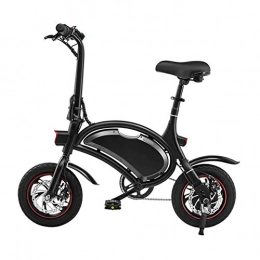 WSHA Bicicletas eléctrica Bicicleta eléctrica para Adultos de 350 W y 12 Pulgadas, Mini Bicicleta eléctrica Plegable portátil de 36 V con Pantalla LCD, Soporte de Peso de 264 Libras