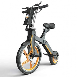 JF Bicicletas eléctrica Bicicleta eléctrica Plegable, 36 V, 5, 2 Ah, 350 W, Potente Motor E-Bike Scooter con Rango de 25 – 30 KM Freno de Disco Doble