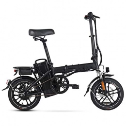 WSHA Bicicletas eléctrica Bicicleta eléctrica Plegable Bicicleta eléctrica asistida de 400 W con batería de Litio extraíble de 48 V 25 A y Amortiguador, para Adultos y Adolescentes Viaje a la Ciudad