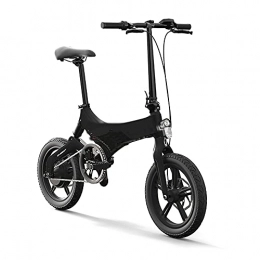 Festnjght Bicicletas eléctrica Bicicleta eléctrica Plegable de 16 Pulgadas, Festnjght ciclomotor con Asistencia eléctrica, Bicicleta eléctrica, Motor de 250 W y Frenos de Disco Dual