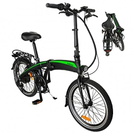 CM67 Bicicleta Bicicleta Plegable Adulto, 350W 36V 10AH / Motor Bicicleta Plegable 25 km / h, 3 Modos de conducción, Resistencia 50-55 kilómetros, Motor sin escobillas de Alta Velocidad, Bici Electricas Adulto,